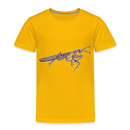 Kinder Basic T-Shirt Rhombodera kirbyi Male - Sonnengelb