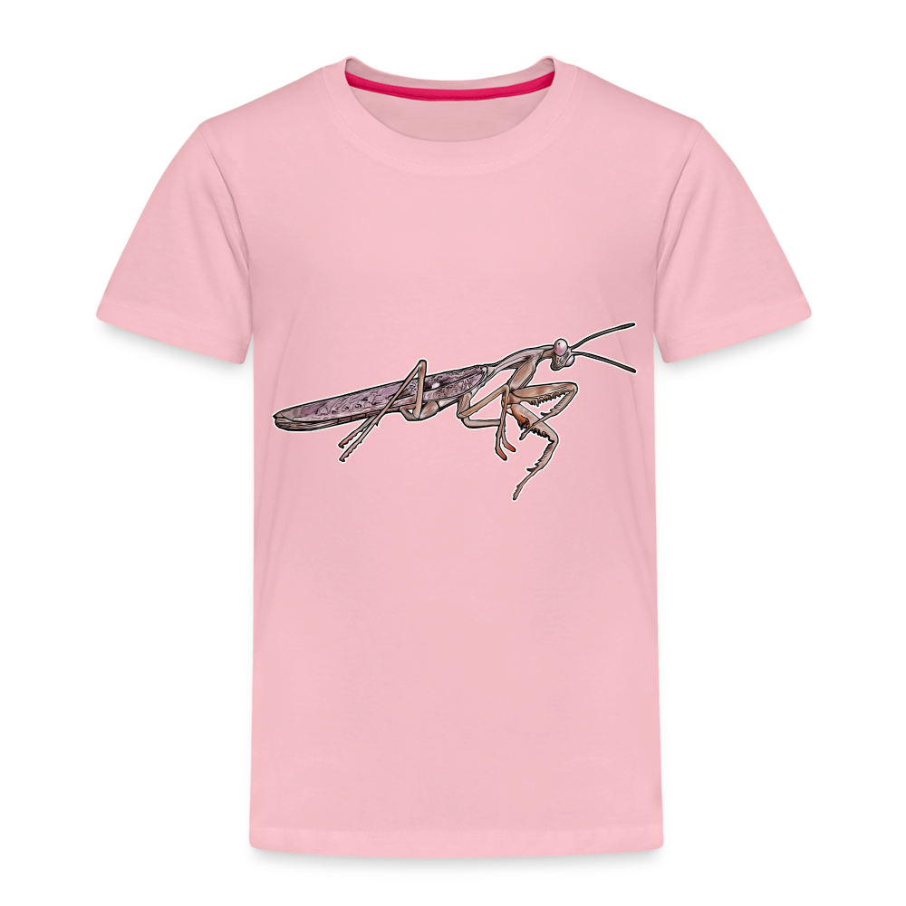 Kinder Basic T-Shirt Rhombodera kirbyi Male - Hellrosa
