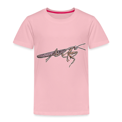 Kinder Basic T-Shirt Rhombodera kirbyi Male - Hellrosa