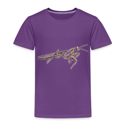 Kinder Basic T-Shirt Rhombodera kirbyi Male - Lila