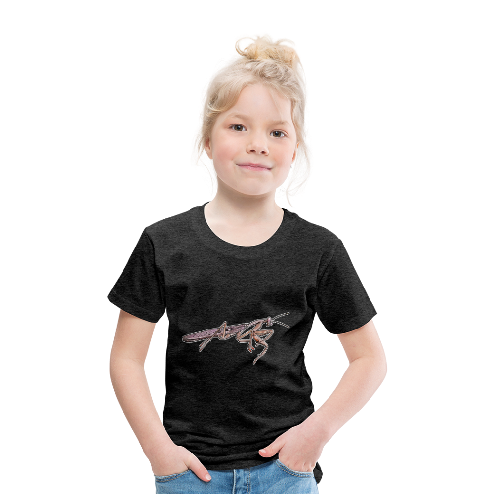 Kinder Basic T-Shirt Rhombodera kirbyi Male - Anthrazit