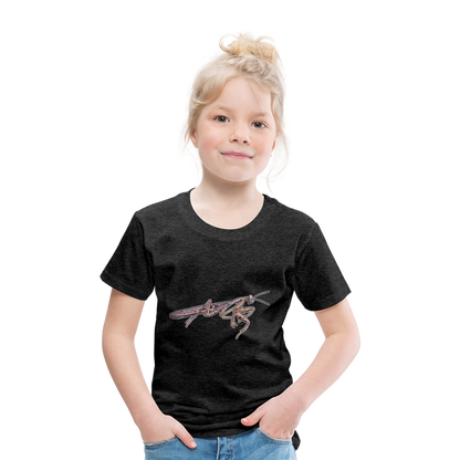 Kinder Basic T-Shirt Rhombodera kirbyi Male - Anthrazit