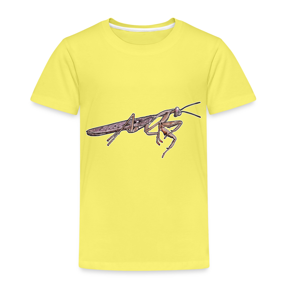 Kinder Basic T-Shirt Rhombodera kirbyi Male - Gelb