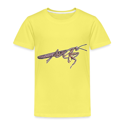 Kinder Basic T-Shirt Rhombodera kirbyi Male - Gelb