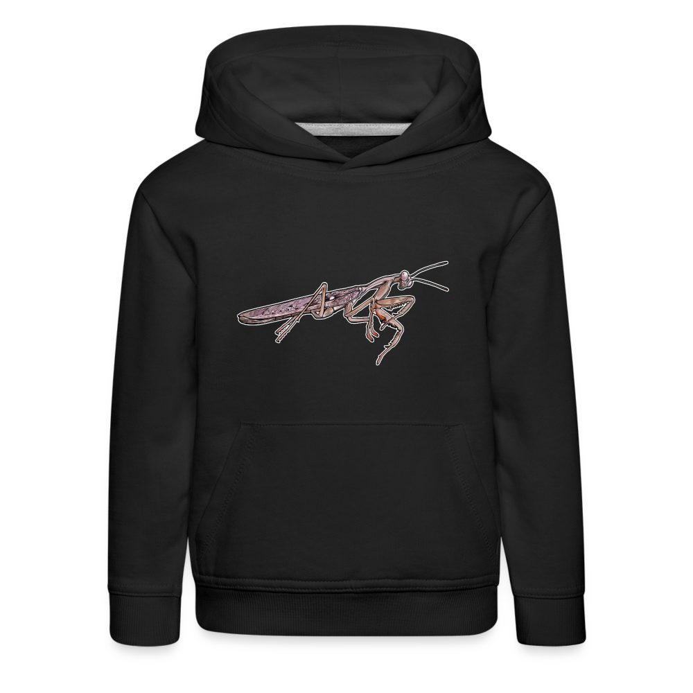 Kinder Hoodie Rhombodera kirbyi Male - Schwarz