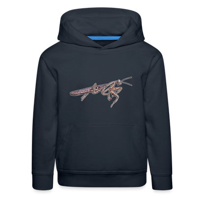 Kinder Hoodie Rhombodera kirbyi Male - Navy