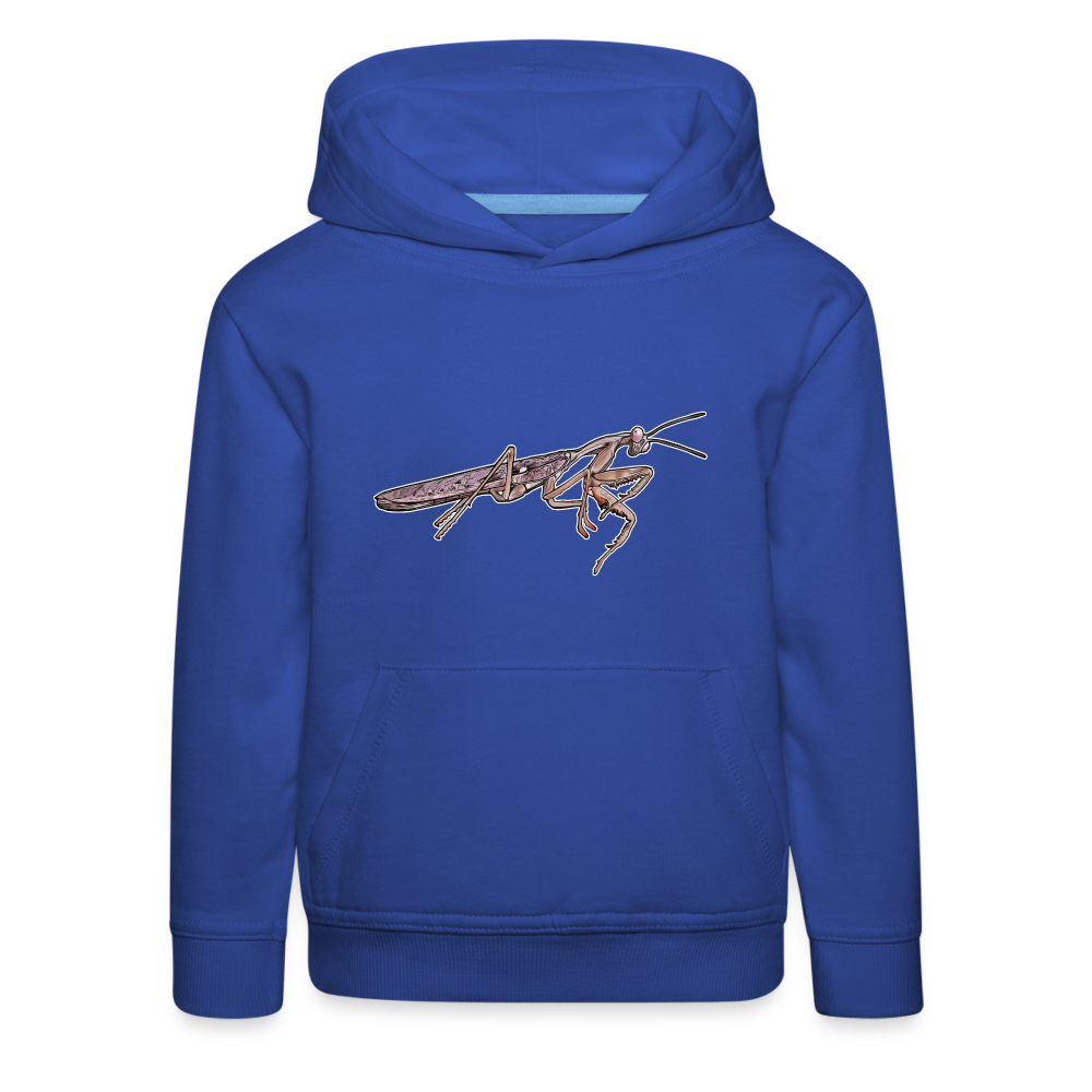 Kinder Hoodie Rhombodera kirbyi Male - Royalblau