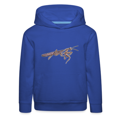 Kinder Hoodie Rhombodera kirbyi Male - Royalblau