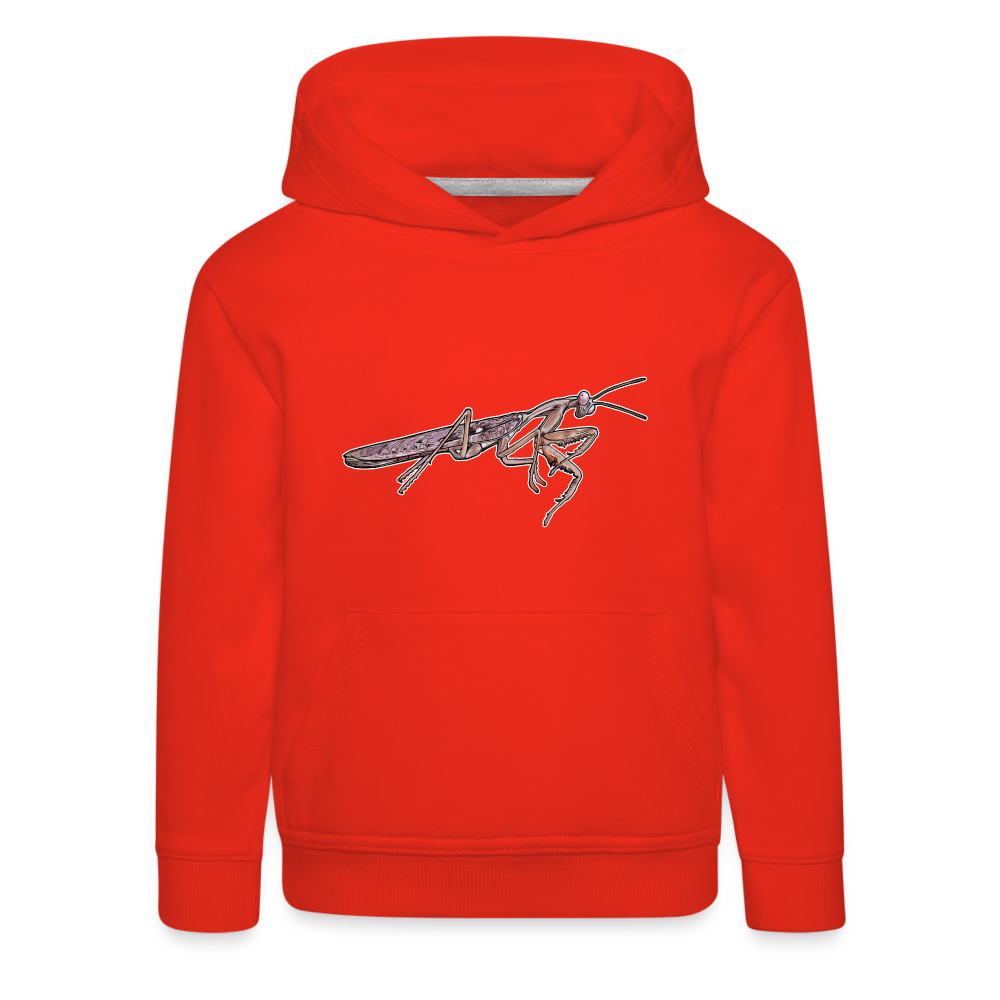 Kinder Hoodie Rhombodera kirbyi Male - Rot