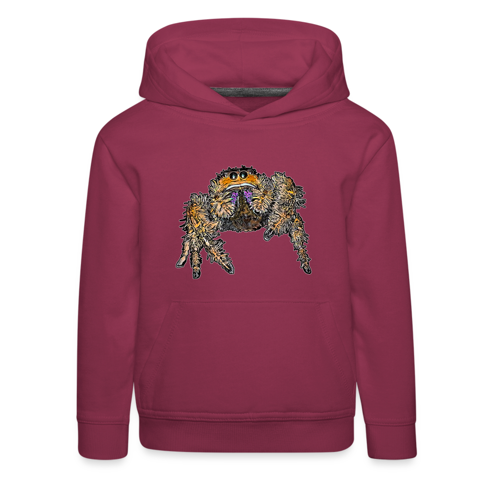 Kinder Hoodie Phidippus regius Everglades female - Bordeaux