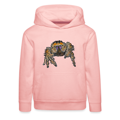 Kinder Hoodie Phidippus regius Everglades female - Kristallrosa