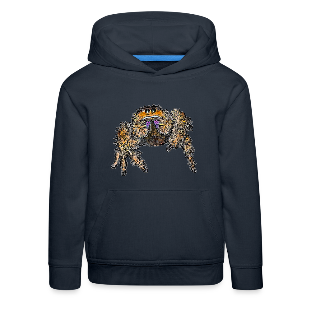 Kinder Hoodie Phidippus regius Everglades female - Navy