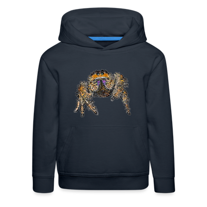 Kinder Hoodie Phidippus regius Everglades female - Navy