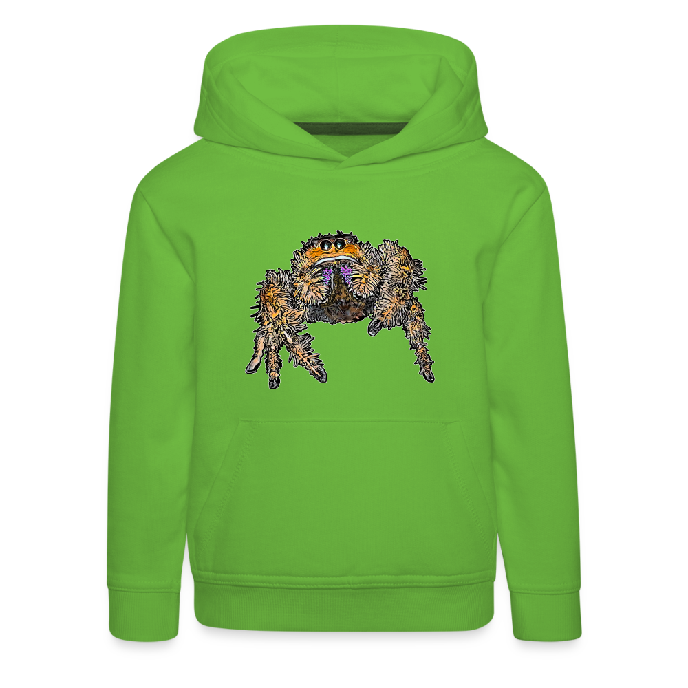 Kinder Hoodie Phidippus regius Everglades female - Hellgrün