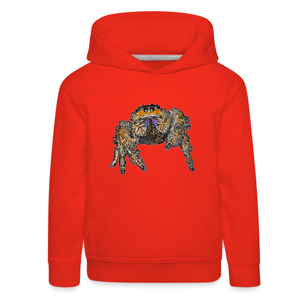 Kinder Hoodie Phidippus regius Everglades female - Rot
