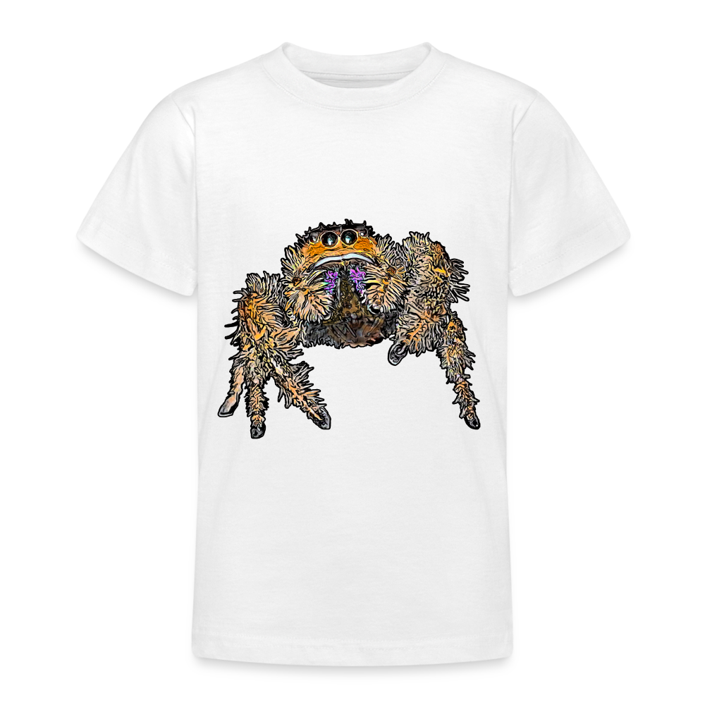 Teenager Basic T-Shirt Phidippus regius Everglades female - weiß