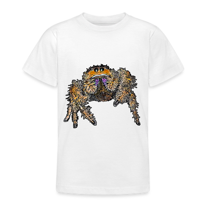 Teenager Basic T-Shirt Phidippus regius Everglades female - weiß