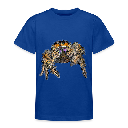 Teenager Basic T-Shirt Phidippus regius Everglades female - Royalblau
