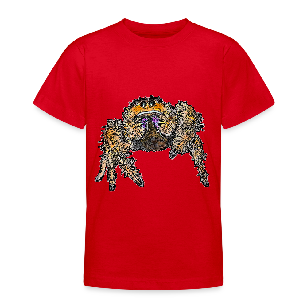 Teenager Basic T-Shirt Phidippus regius Everglades female - Rot