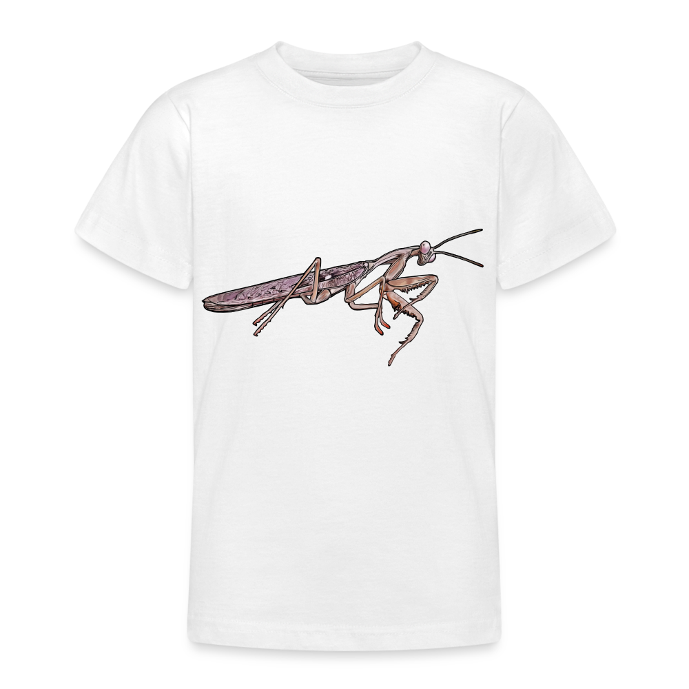 Teenager Basic T-Shirt Rhombodera kirbyi Male - weiß