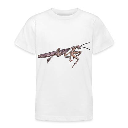 Teenager Basic T-Shirt Rhombodera kirbyi Male - weiß