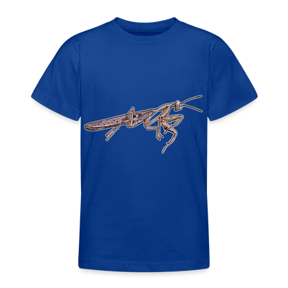 Teenager Basic T-Shirt Rhombodera kirbyi Male - Royalblau