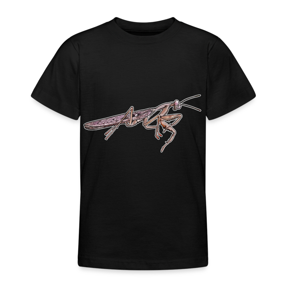 Teenager Basic T-Shirt Rhombodera kirbyi Male - Schwarz