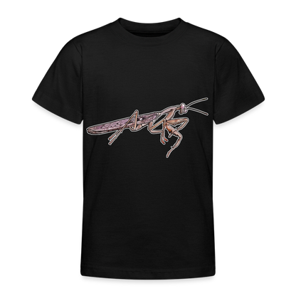 Teenager Basic T-Shirt Rhombodera kirbyi Male - Schwarz