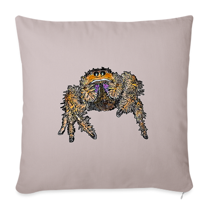 Sofakissen mit Füllung 44cm x 44cm Phidippus regius Everglades female - helles Taupe