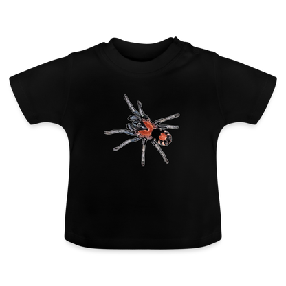 Baby T-Shirt Cyriocosmus elegans - Schwarz