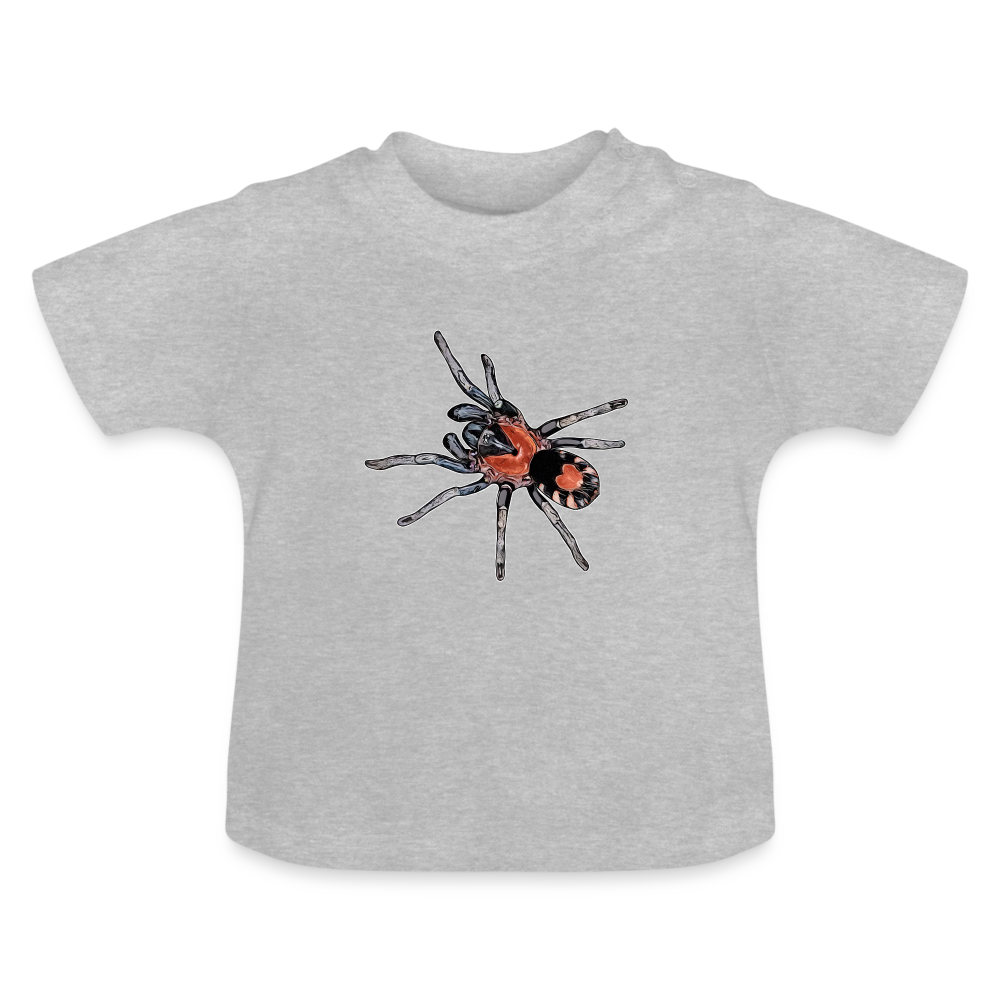 Baby T-Shirt Cyriocosmus elegans - Grau meliert
