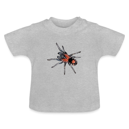 Baby T-Shirt Cyriocosmus elegans - Grau meliert