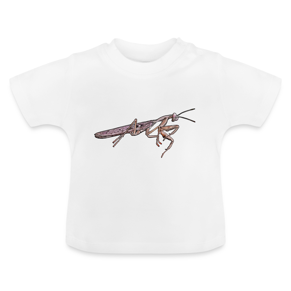 Baby T-Shirt Rhombodera kirbyi male - weiß