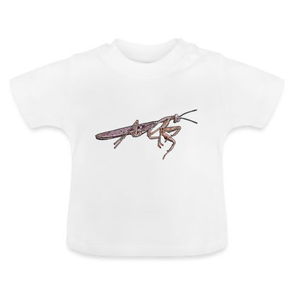 Baby T-Shirt Rhombodera kirbyi male - weiß