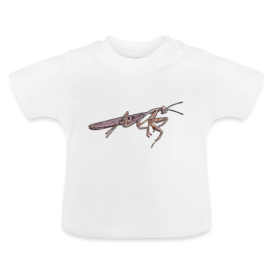 Baby T-Shirt Rhombodera kirbyi male - weiß