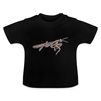 Baby T-Shirt Rhombodera kirbyi male - Schwarz