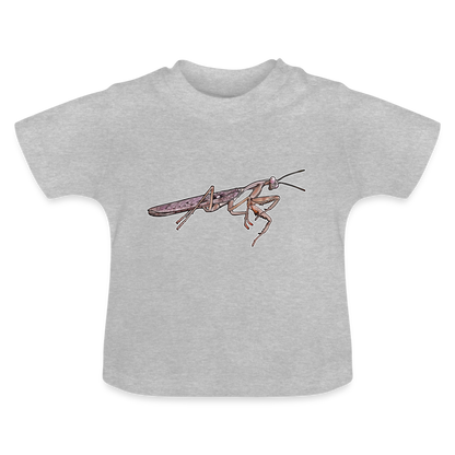 Baby T-Shirt Rhombodera kirbyi male - Grau meliert