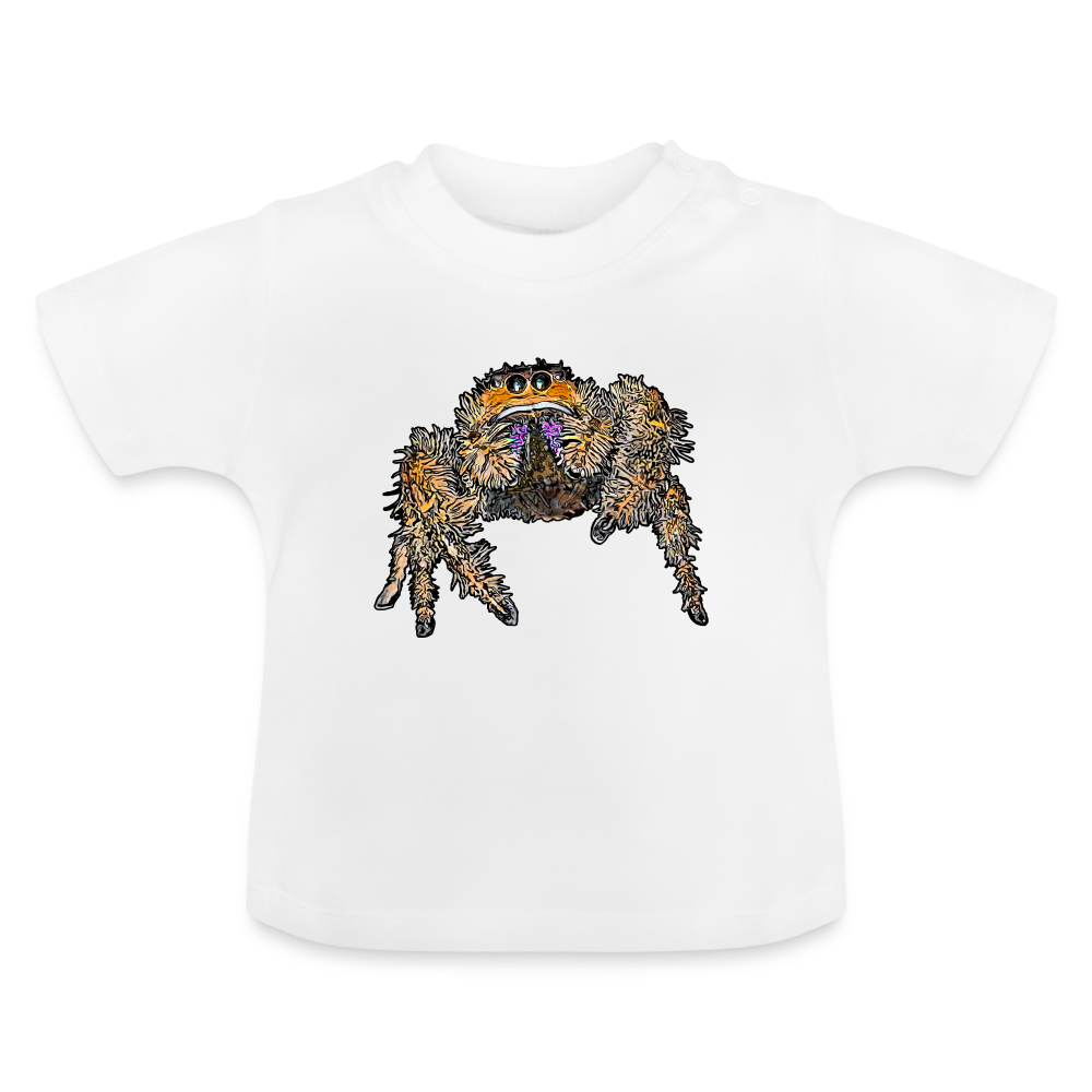 Baby T-Shirt Phidippus regius Everglades female - weiß