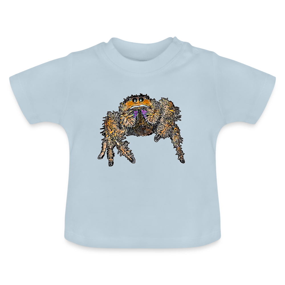 Baby T-Shirt Phidippus regius Everglades female - Hellblau