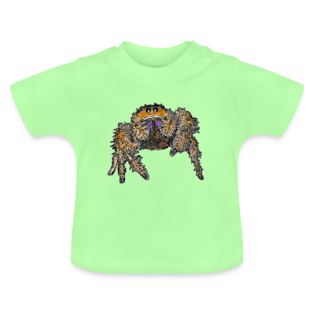 Baby T-Shirt Phidippus regius Everglades female - Mintgrün