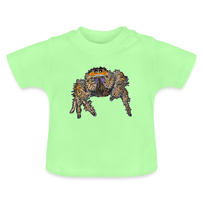 Baby T-Shirt Phidippus regius Everglades female - Mintgrün