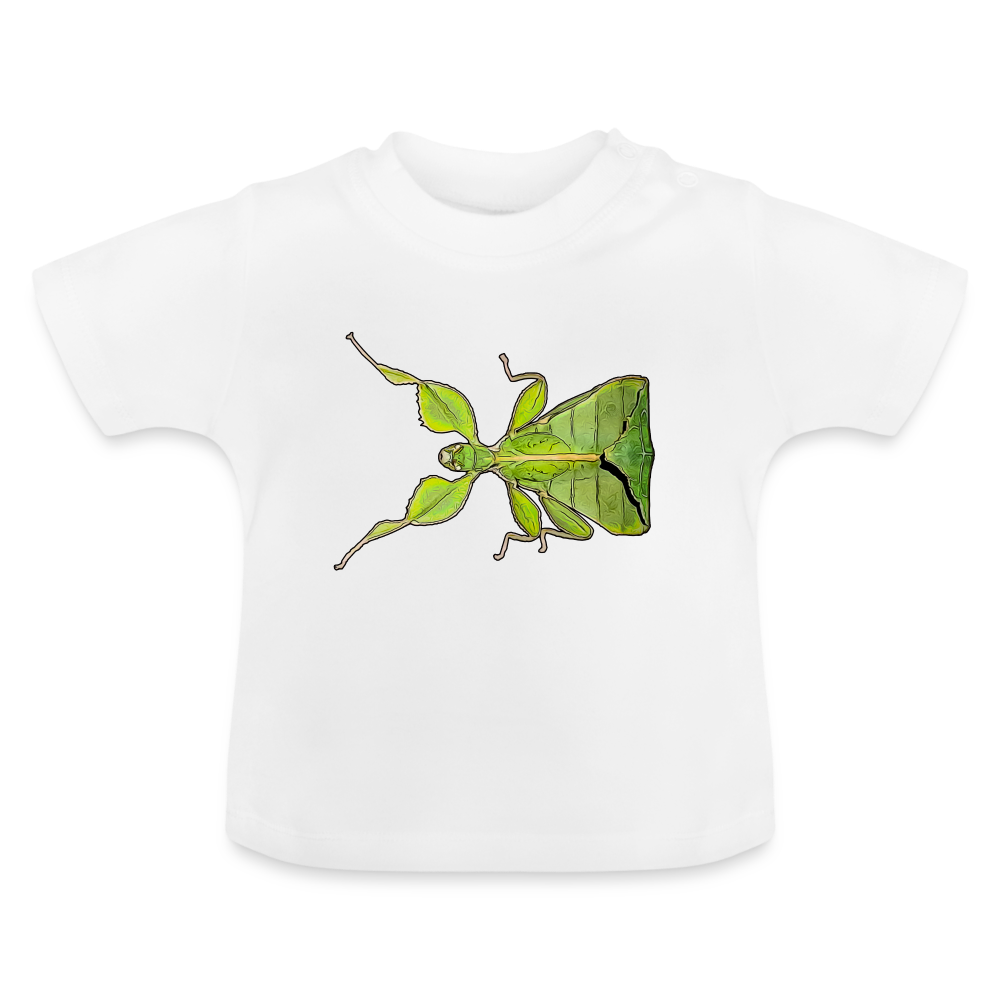 Baby T-Shirt Phyllium philippinicum female - weiß