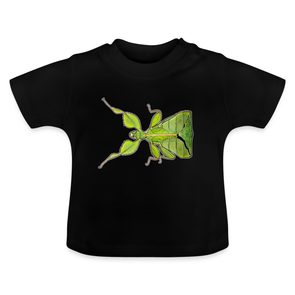 Baby T-Shirt Phyllium philippinicum female - Schwarz
