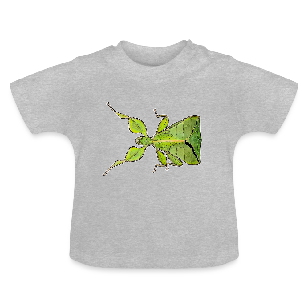Baby T-Shirt Phyllium philippinicum female - Grau meliert