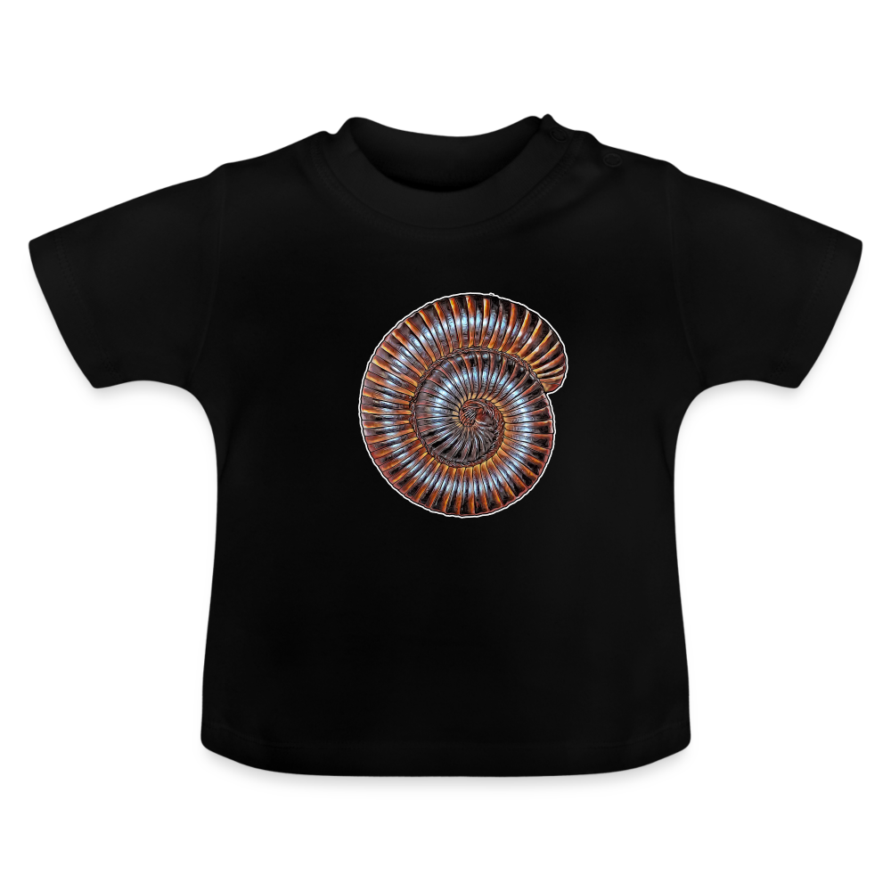 Baby T-Shirt Archispirostreptus gigas - Schwarz