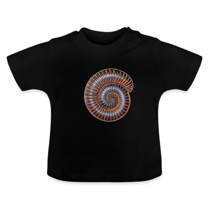 Baby T-Shirt Archispirostreptus gigas - Schwarz