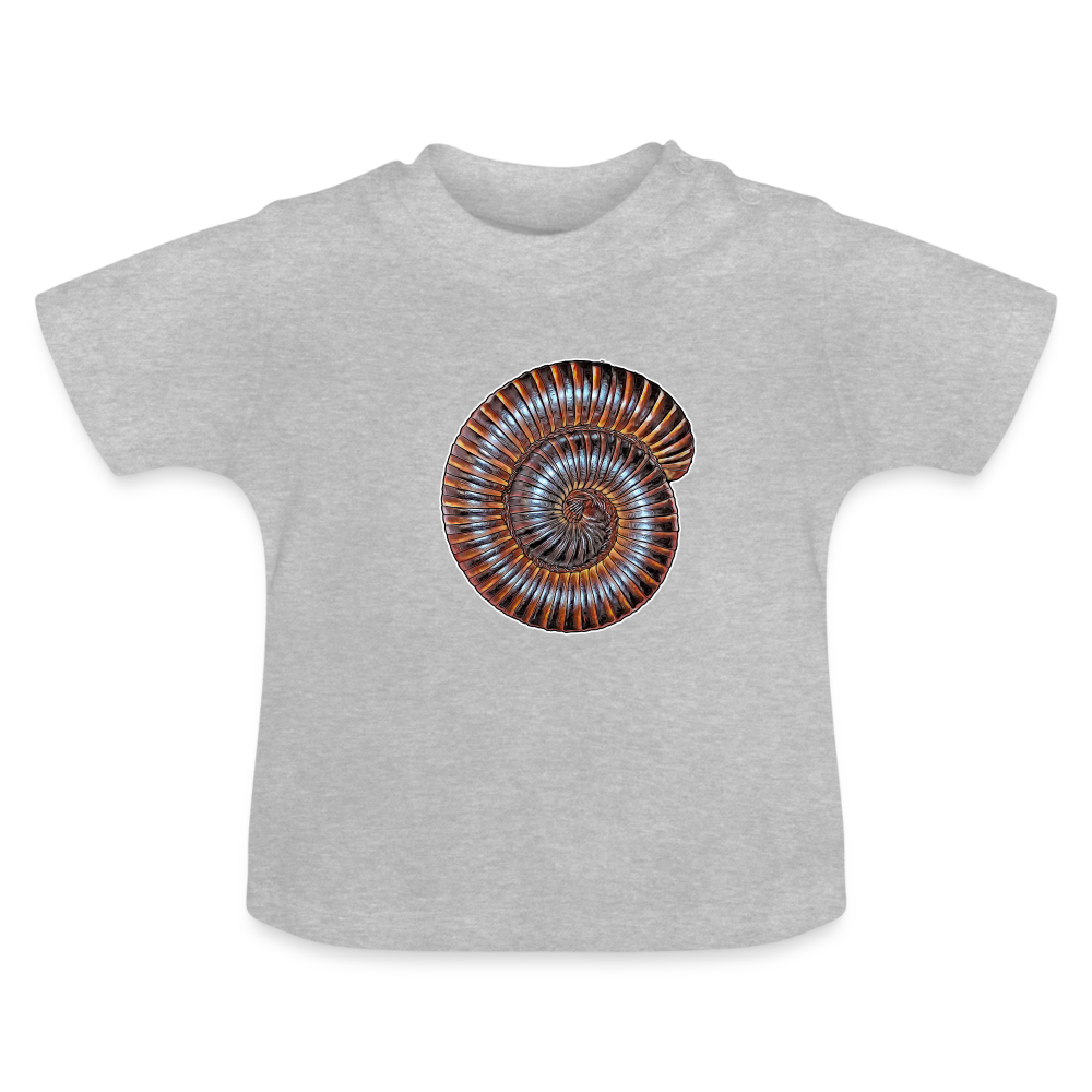 Baby T-Shirt Archispirostreptus gigas - Grau meliert