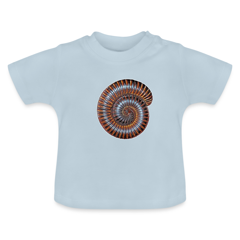Baby T-Shirt Archispirostreptus gigas - Hellblau