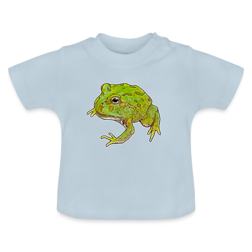 Baby T-Shirt Ceratophrys cranwelli Peppermint Blue - Hellblau
