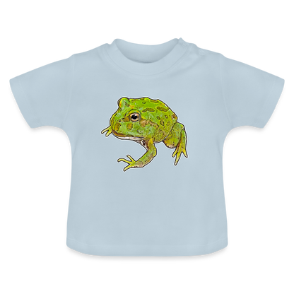 Baby T-Shirt Ceratophrys cranwelli Peppermint Blue - Hellblau
